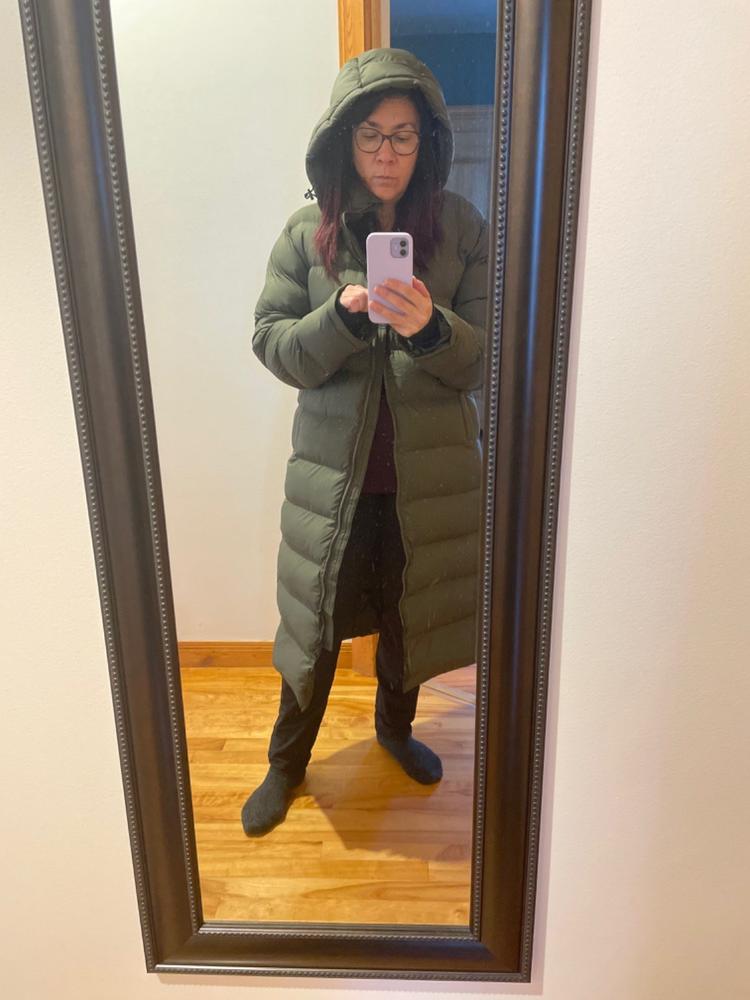 Cloud Shell Long Puffer - Customer Photo From natacha fortin