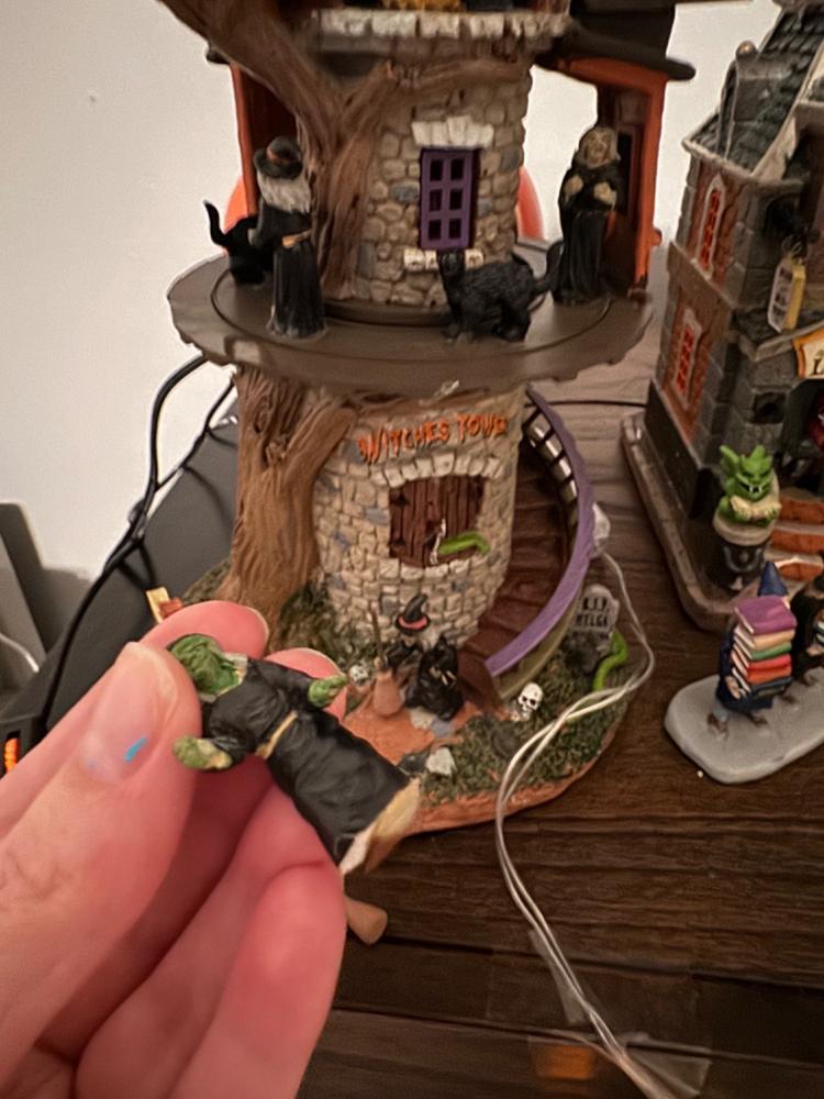 Lemax Spooky Town Witches Tower #85301 - Customer Photo From Darian Sims