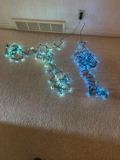 Set of 100 Mini Christmas Lights by Sylvania - Customer Photo From Larry 