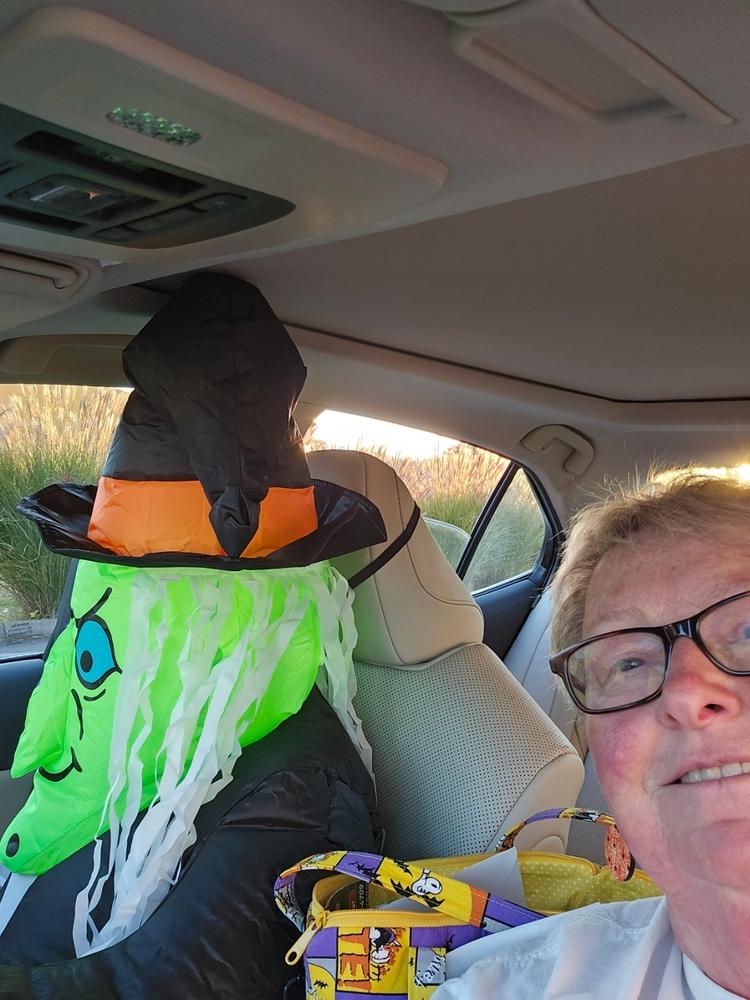 Airblown® Inflatable Car Buddy Witch - Customer Photo From Sandra Simpson