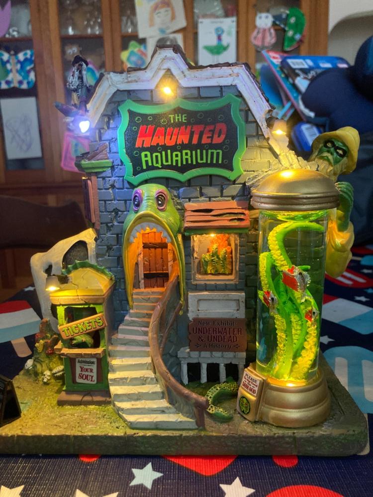 Lemax Spooky Town Haunted Aquarium #35001 - Customer Photo From Victoria Galvin