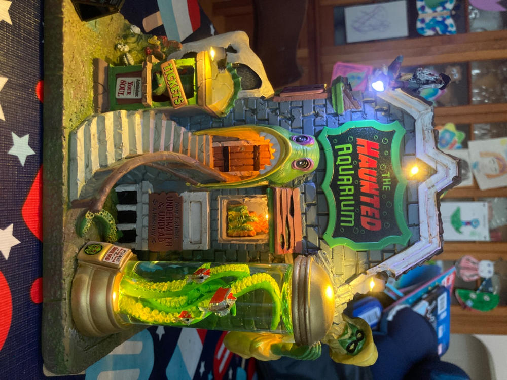 Lemax Spooky Town Haunted Aquarium #35001 - Customer Photo From Victoria Galvin