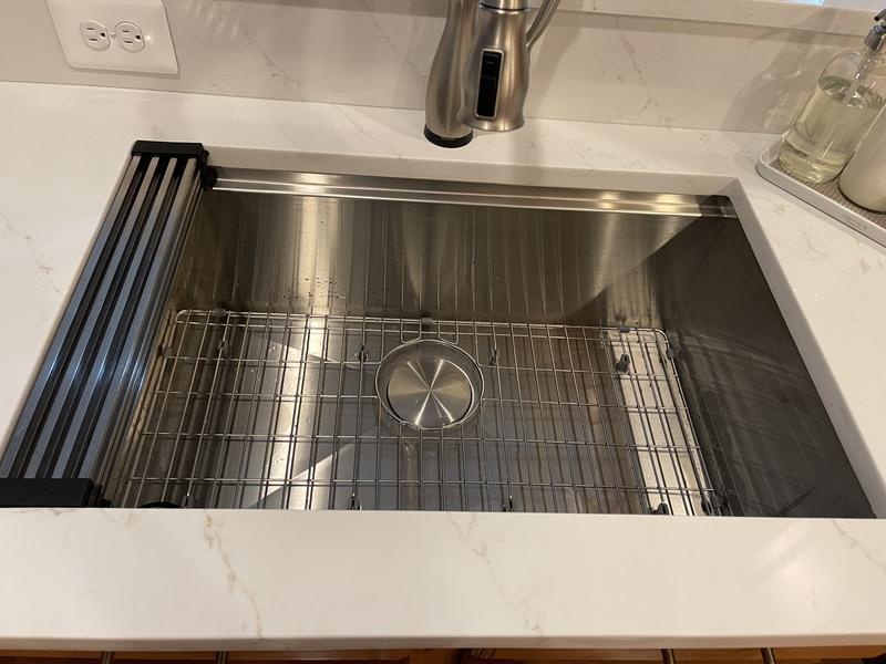 Ruvati Roma 32" Undermount Stainless Steel Workstation Kitchen Sink, 16 Gauge, RVH8300 - Customer Photo From Mark S.