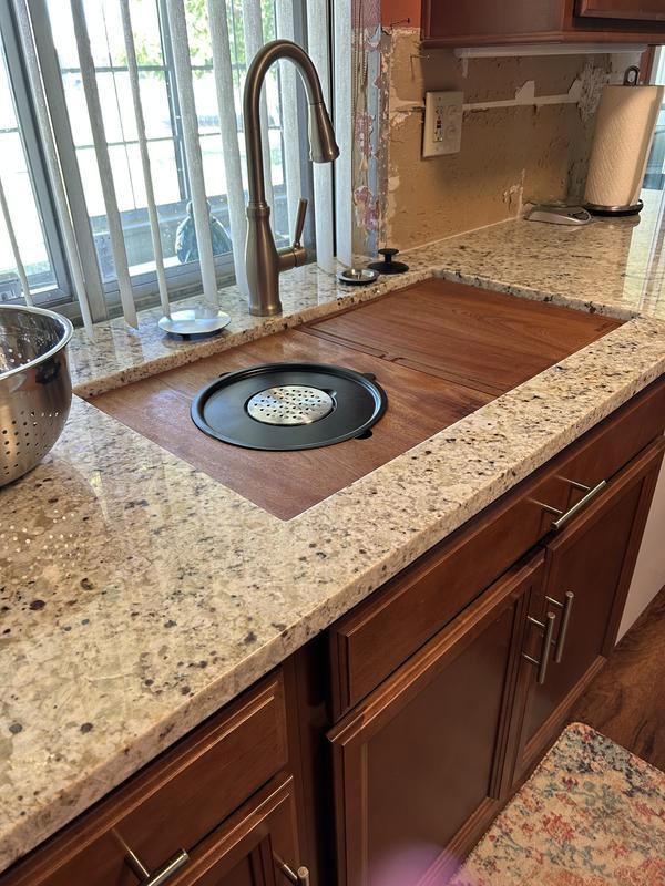 Ruvati Dual-Tier 33" Undermount Stainless Steel Workstation Kitchen Sink, 16 Gauge, RVH8222 - Customer Photo From Wojciech M.