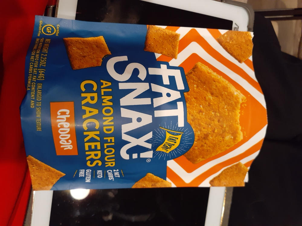 Fat Snax Crackers - Customer Photo From Robbie J Bates