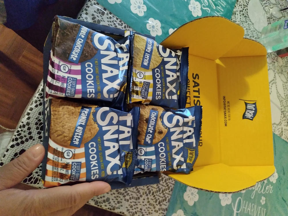 Fat Snax Cookies - Customer Photo From Nancy F.