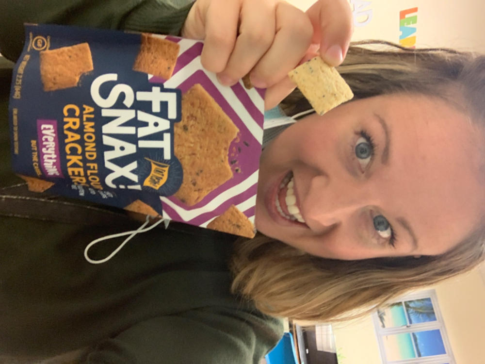 Fat Snax Crackers - Customer Photo From Hayley Miessner