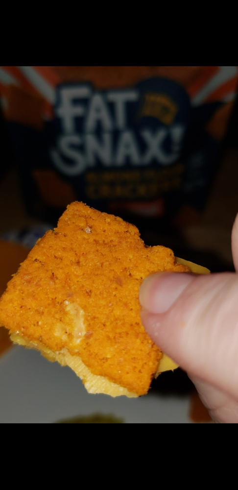 Fat Snax Crackers - Customer Photo From Rene Wood