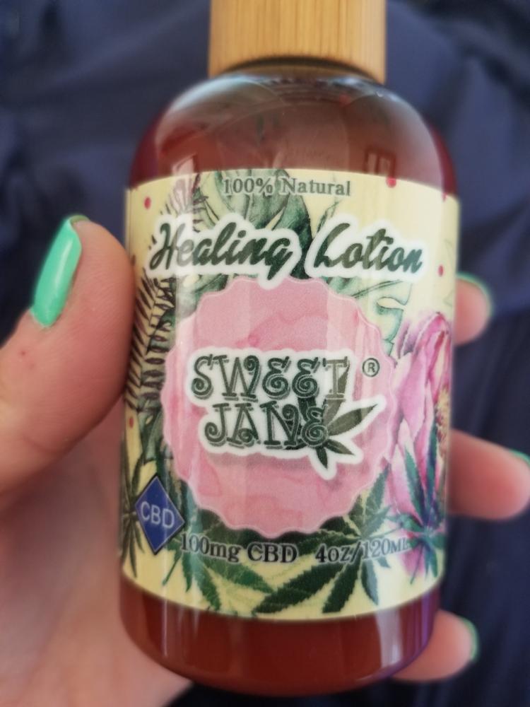Sweet Jane CBD Healing Lotion - Customer Photo From Kataryna