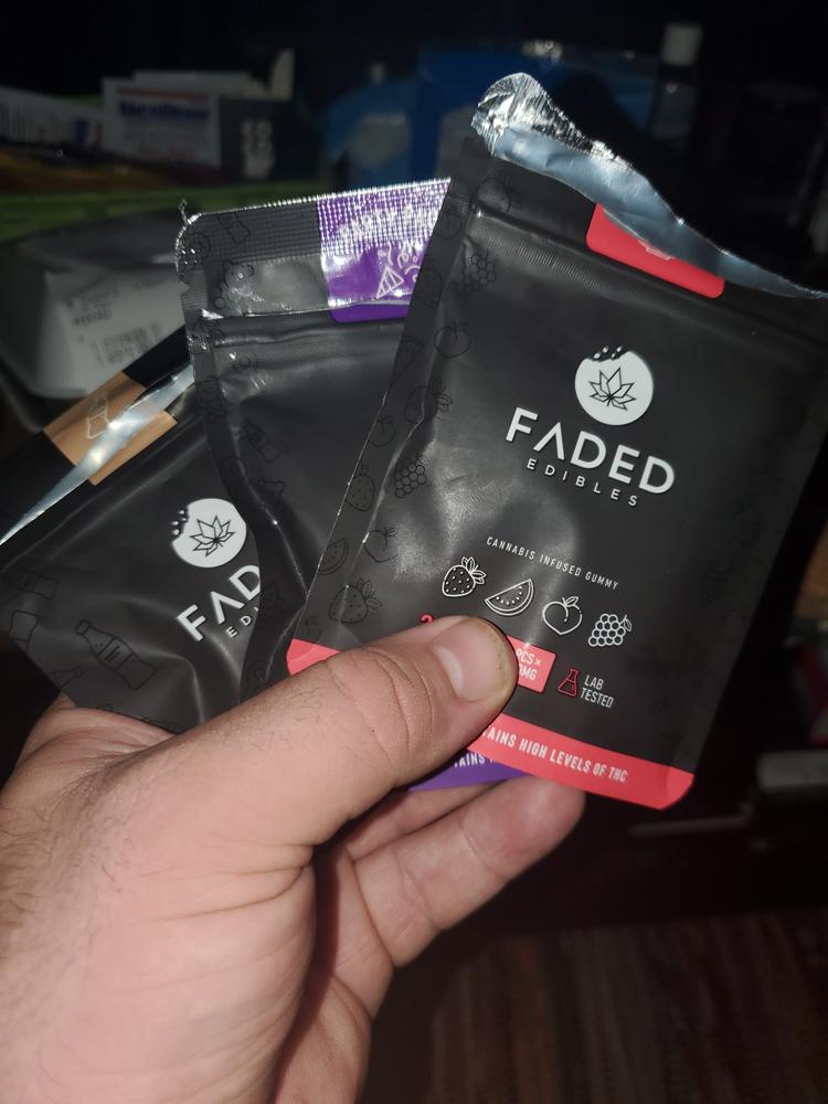 Faded Edibles Fruit Pack Assorted Gummies - Customer Photo From Brad