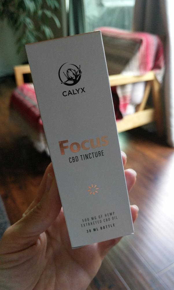 Calyx Focus CBD Tincture - Customer Photo From Kelly J.