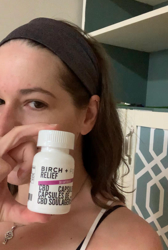 Birch + Fog CBD Relief Capsules - Customer Photo From Kelly T