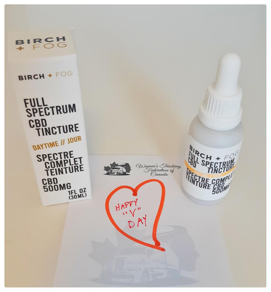 Birch + Fog Daytime - Premium Full Spectrum CBD Tincture - 500mg - Customer Photo From Margaret-Ann H