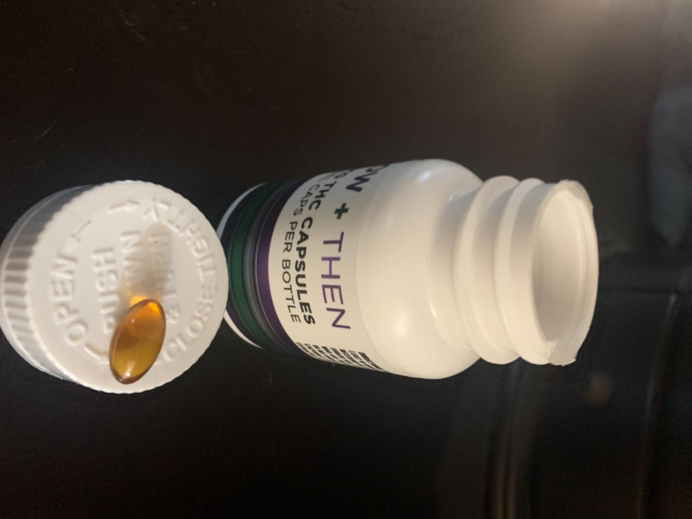 Now + Then THC Capsules - 25mg Capsules - Customer Photo From Anonymous