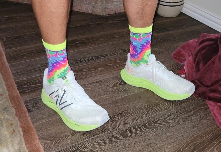 Crazy Tie Dye Crew Socks Girls or Boys - Customer Photo From Joe Key