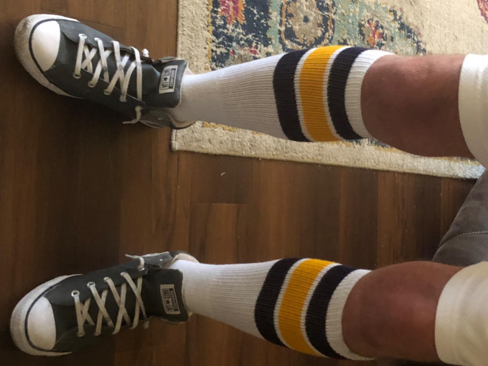 Retro 3 Stripe OTC Tube Socks - Customer Photo From Brian Park