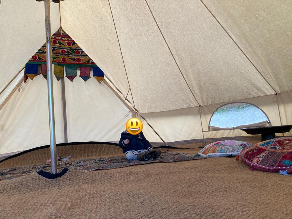 Bell Tent Coir Matting - Customer Photo From Anna Destefanis
