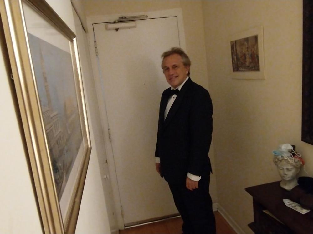 Formal Tuxedo Shirt In White - Customer Photo From Jonathan Gross