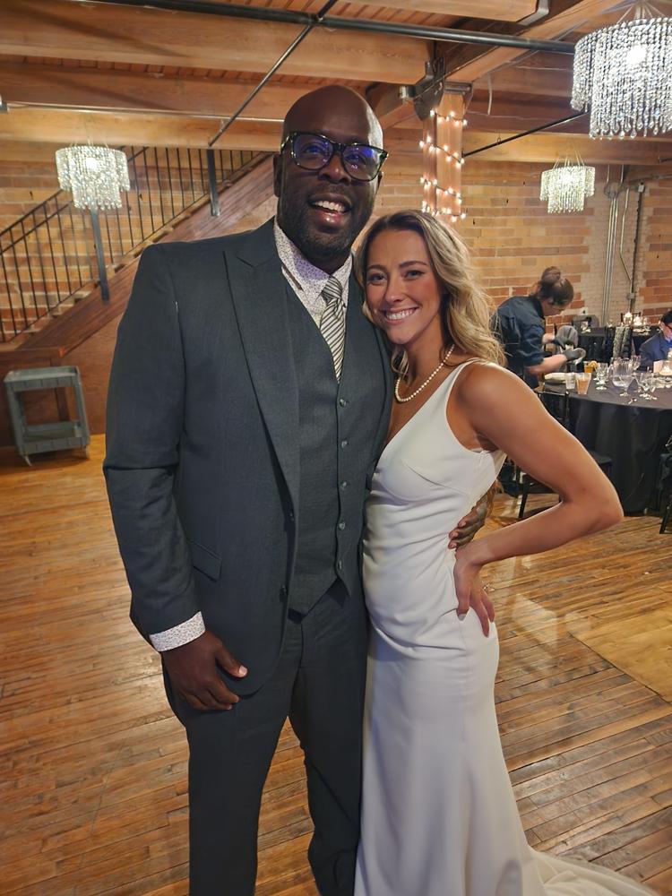 Navy Blue Three Piece Suit - Customer Photo From Brian Sevier