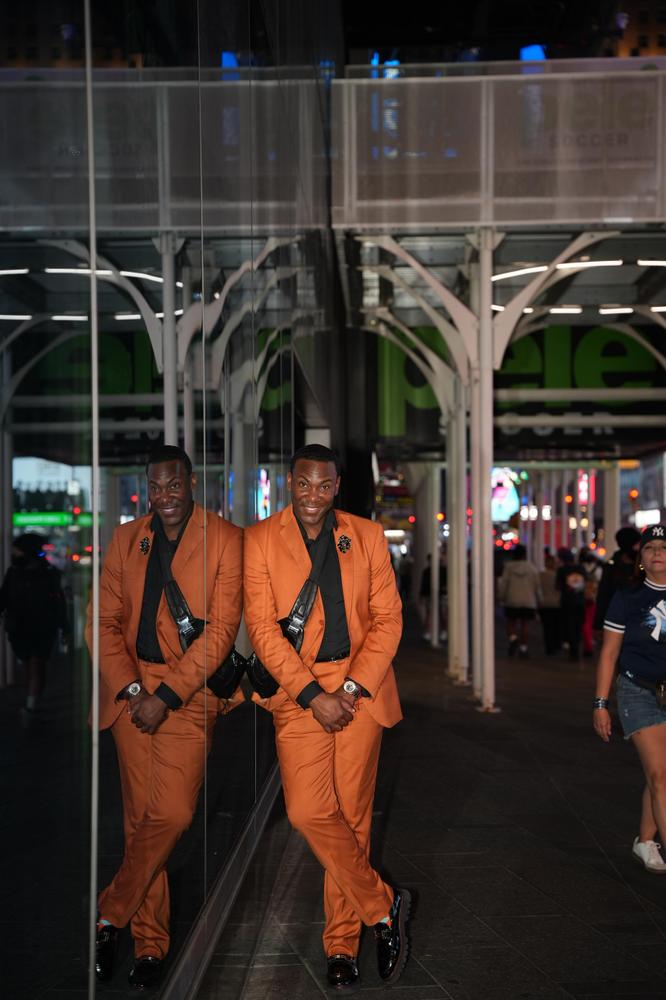 Copper Two Button Suit - Customer Photo From Alan