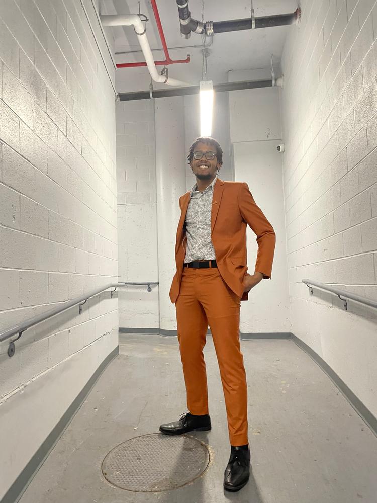 Copper Two Button Suit - Customer Photo From Kyseem Mcknight