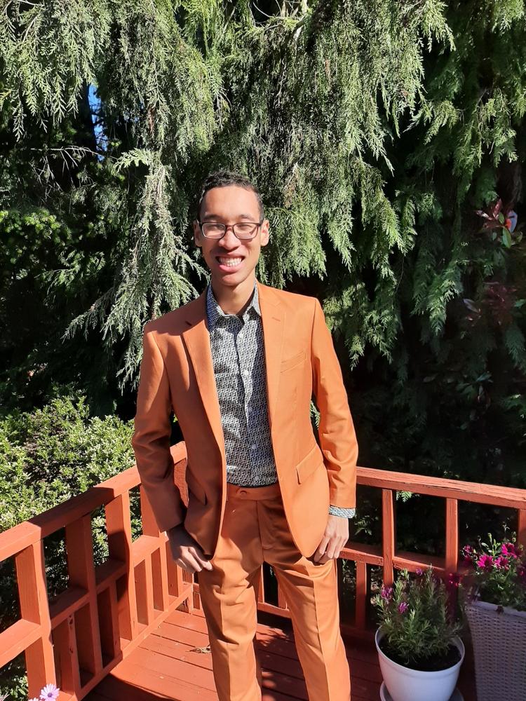 Copper Two Button Suit - Customer Photo From Ndayiziga Ndayiziga