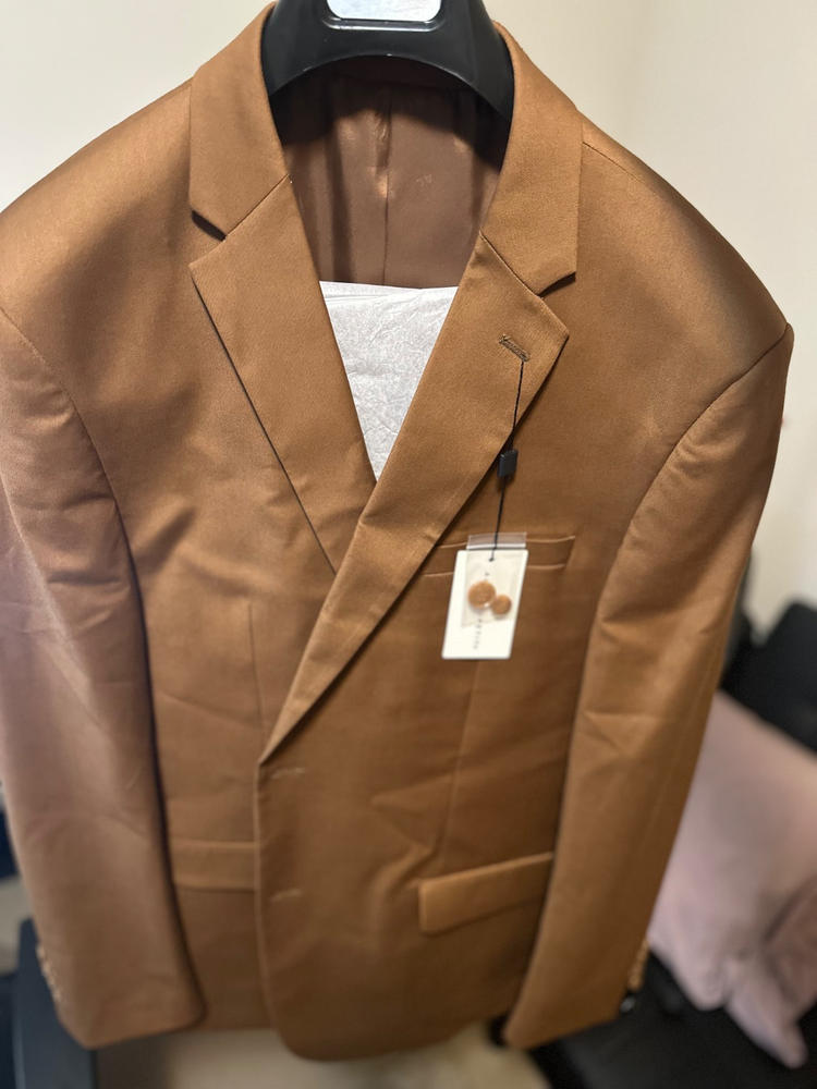 Cocoa Two Button Suit - Customer Photo From Reggie Singleton