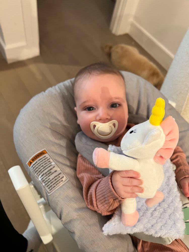 Uni the Unicorn Teething Pal Attachment for Egg and Molar Magician - Customer Photo From Ann Howell