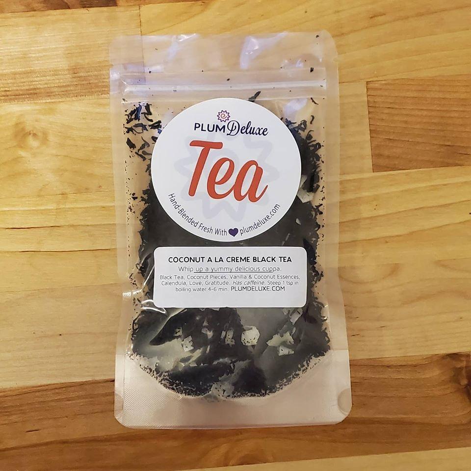 Creamy Coconut Black Tea Plum Deluxe