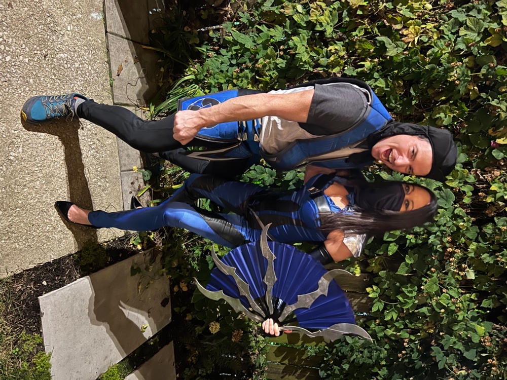 Mortal Kombat 11 Kitana Outfit Halloween Carnival Suit Cospaly Costume - Customer Photo From Kathryn Nott