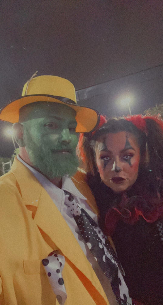 The Mask Jim Carrey Tenue Jaune Halloween Carnaval Cosplay Costume
