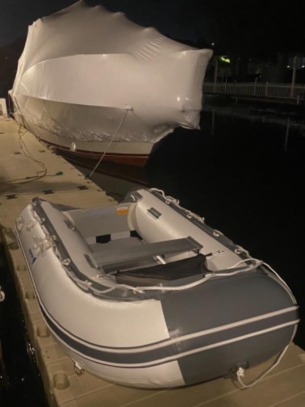 Del Mar Inflatable Boat 9ft 6in - Customer Photo From June Casella