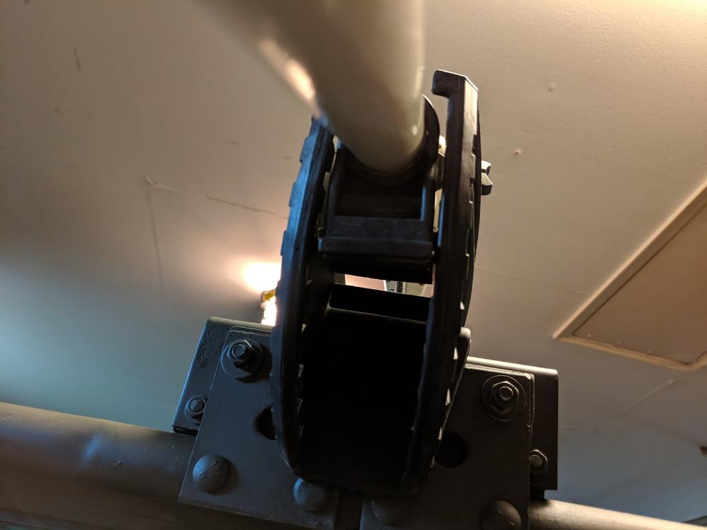 Trolling Motor Parts # 41-51 Plastic Hinge Assembly & Transom Mounting Bracket - Customer Photo From Micah K.