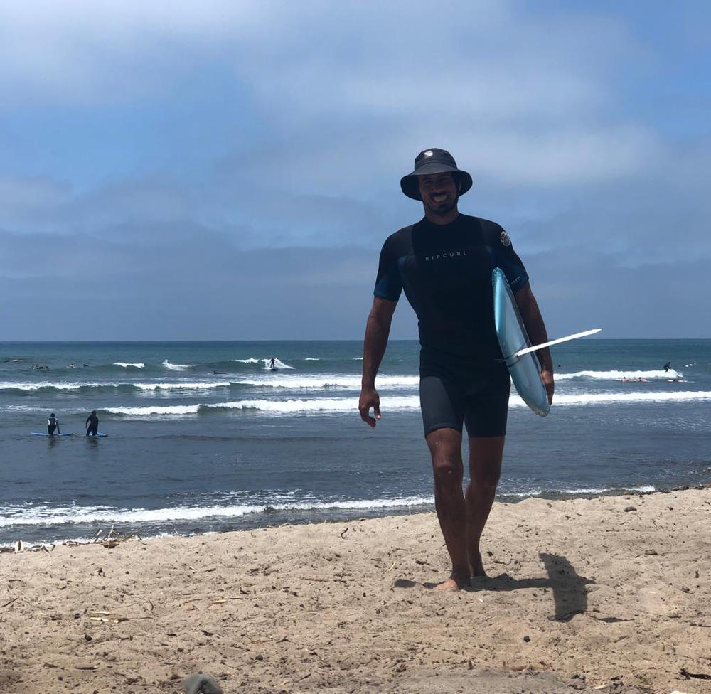 7'6 Mini Walks on Water #10004 – Almond Surfboards & Designs