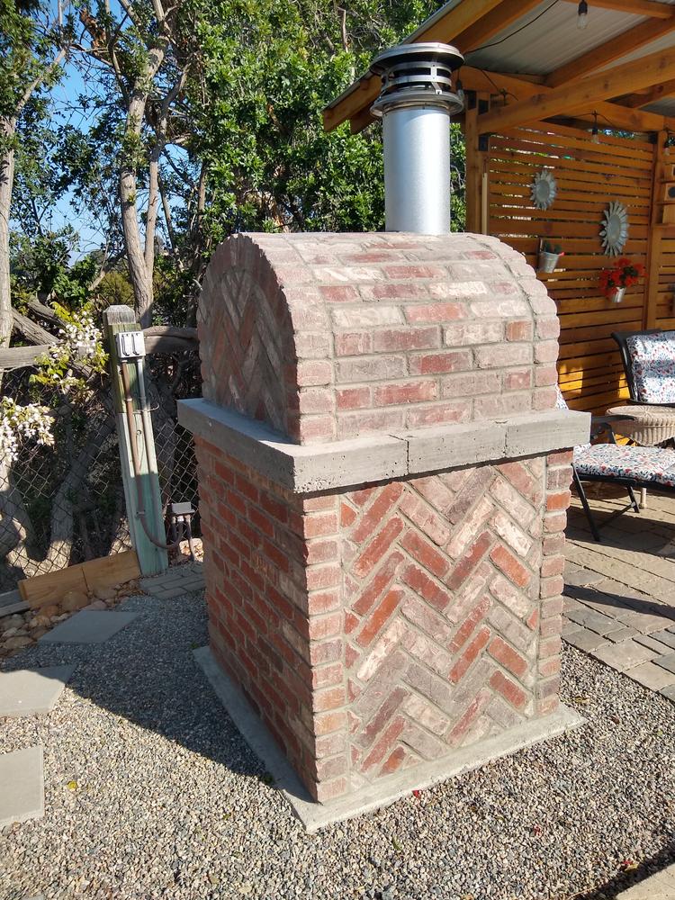 CBO 500  DIY Kit | Wood Fired Pizza Oven | Flexibility Meets Affordability | 27" x 22" Cooking Surface - Customer Photo From Peter