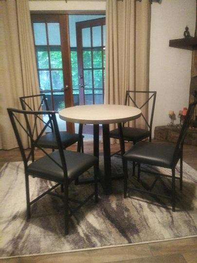 Masonry Concrete 32" Bistro Round Dining Table - Customer Photo From gwal