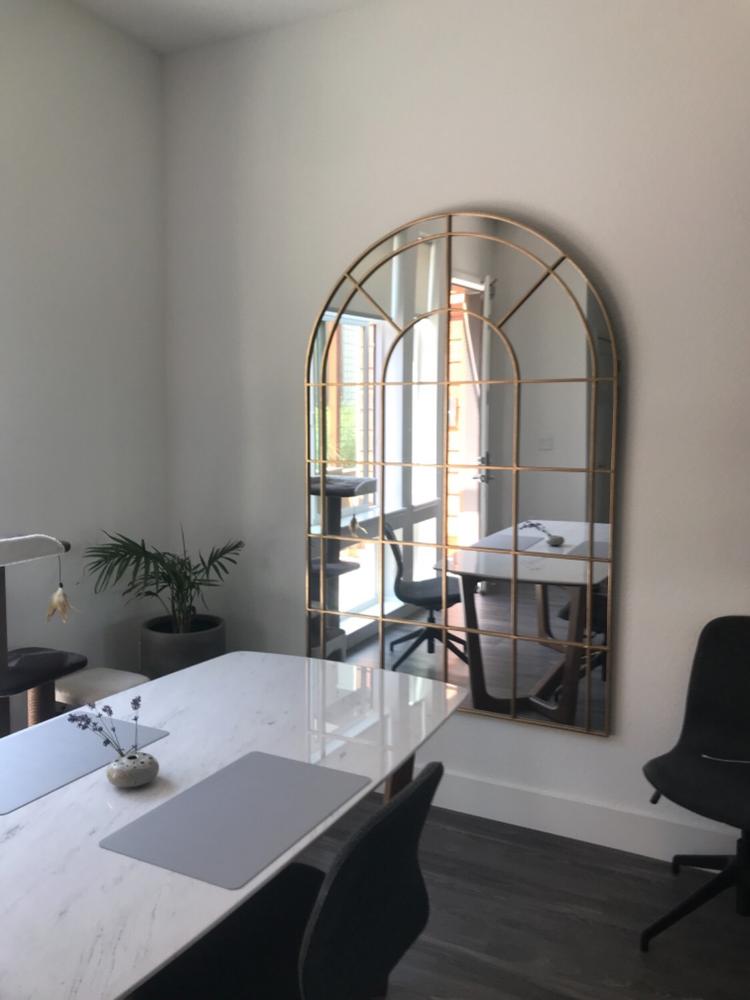 Uttermost Grantola Arched Mirror - Customer Photo From Kathryn C.