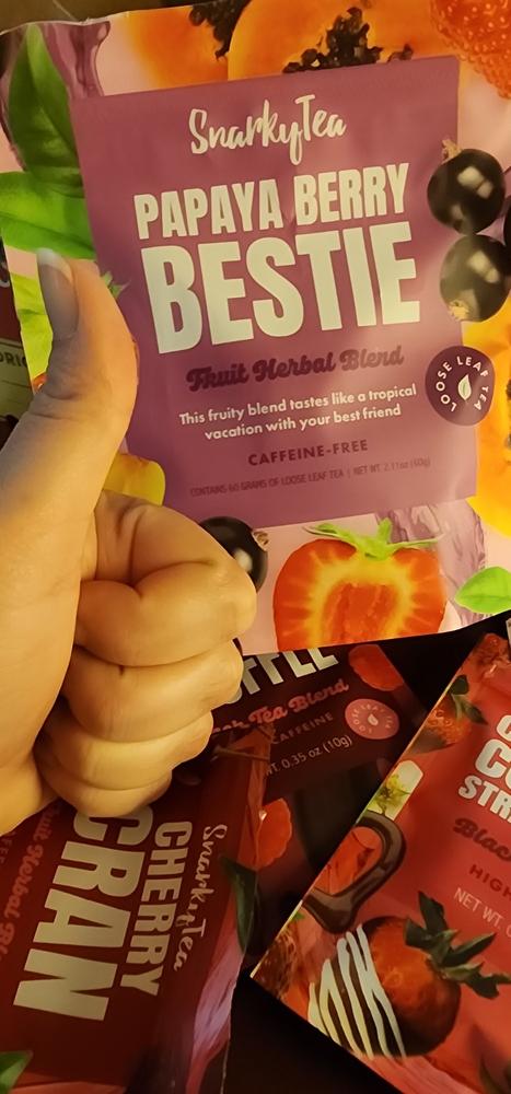 Papaya Berry Bestie - Fruit Herbal Blend – Snarky Tea