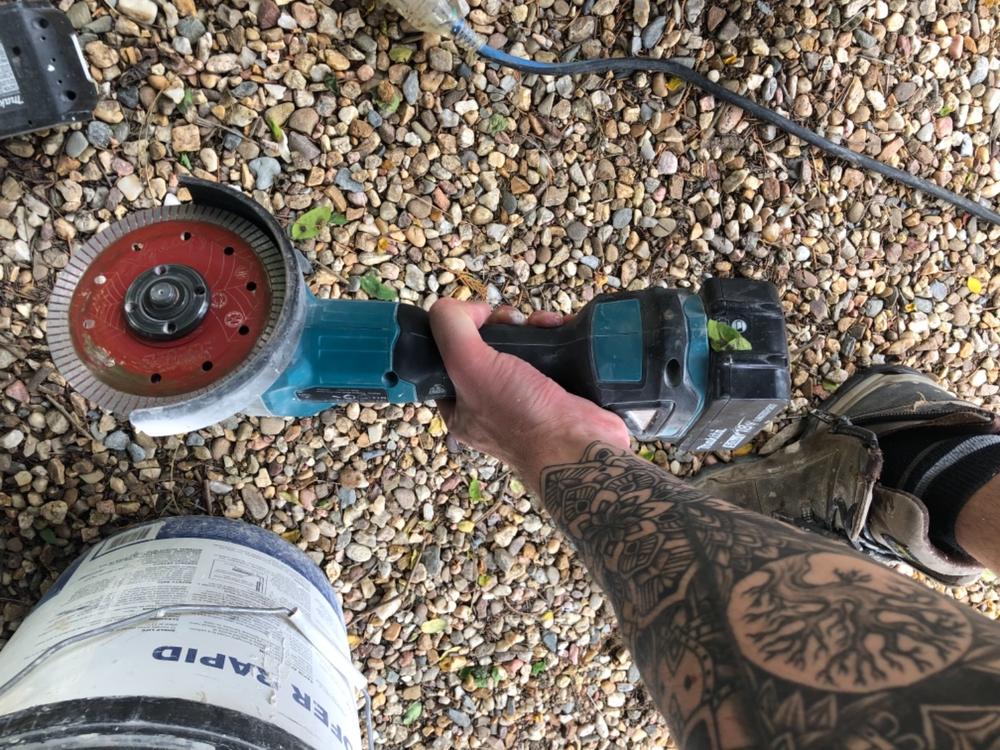RAPID SPINNER Super Thin Turbo Diamond Blade - Customer Photo From Jack S.