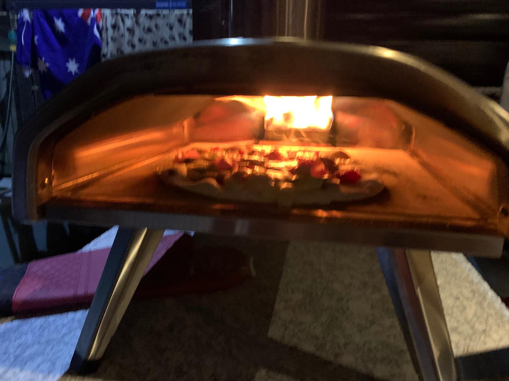 Ooni Fyra 12 | Portable WoodFired Pellet Outdoor Pizza Oven + Peel , Pizza Slicer and 1kg Pellets - Customer Photo From Sabina J.