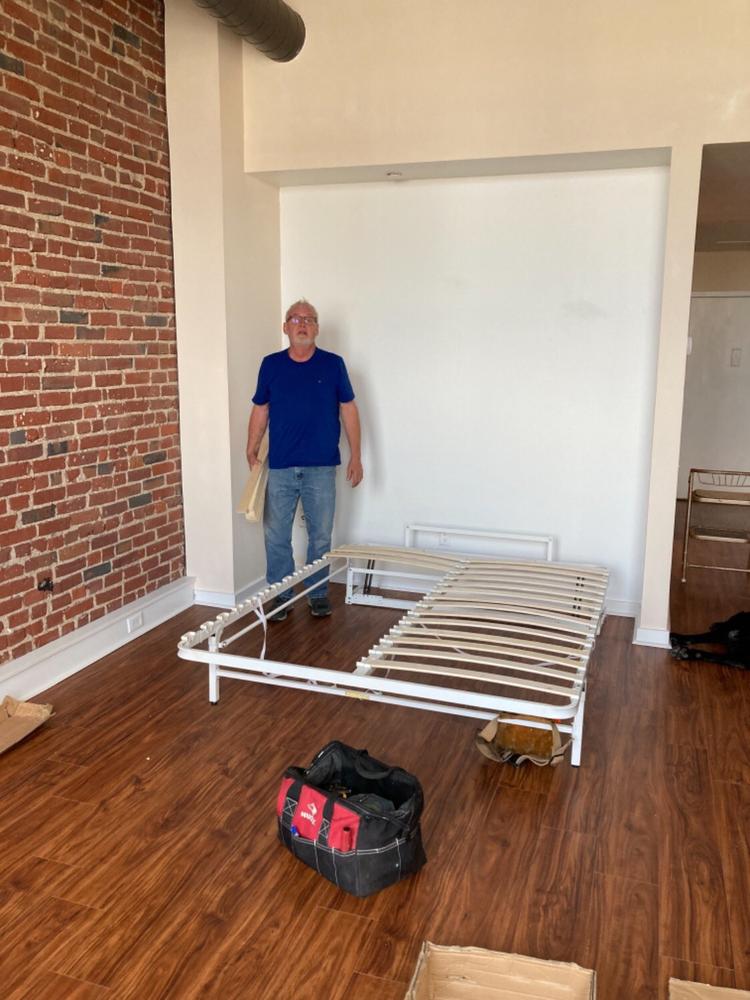 “The Next Bed” Wall-Mounted Murphy Bed Frame - Customer Photo From Martha B.