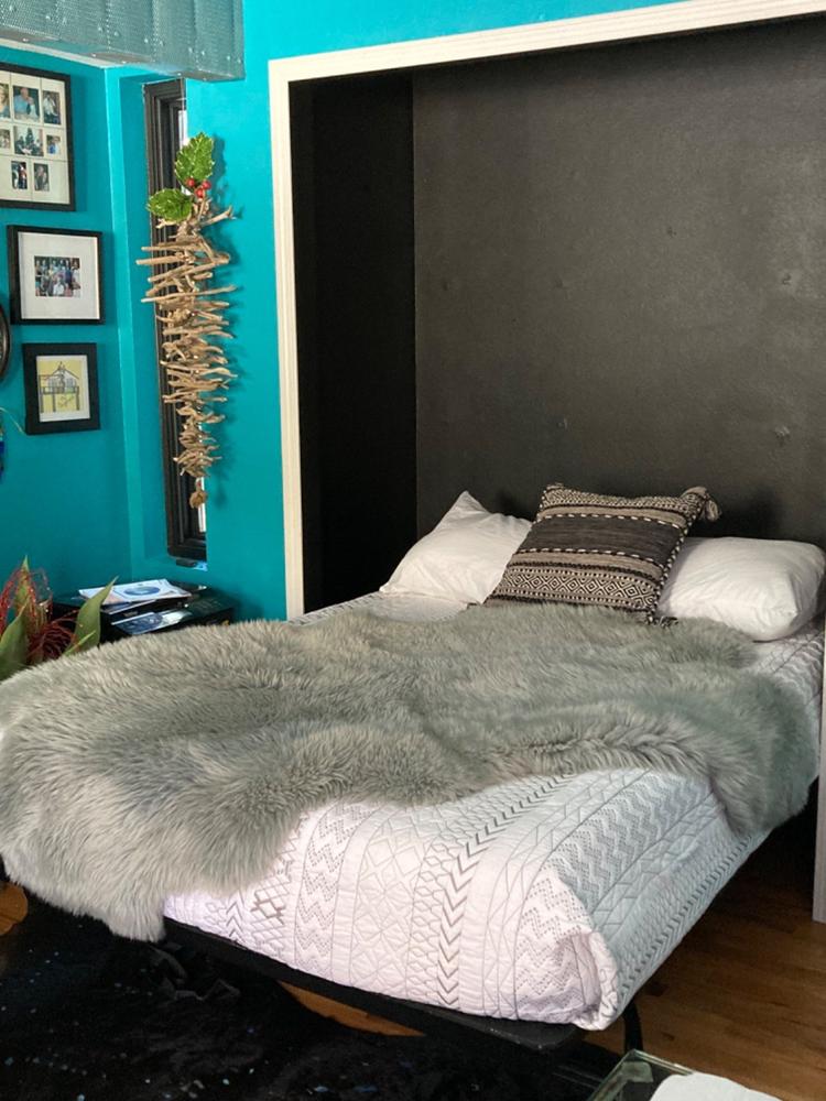 “The Next Bed” Wall-Mounted Murphy Bed Frame - Customer Photo From Margie Stephens