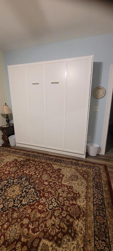 “Panel Bed” DIY Murphy Bed Frame Kit - Customer Photo From Pamela McConnell