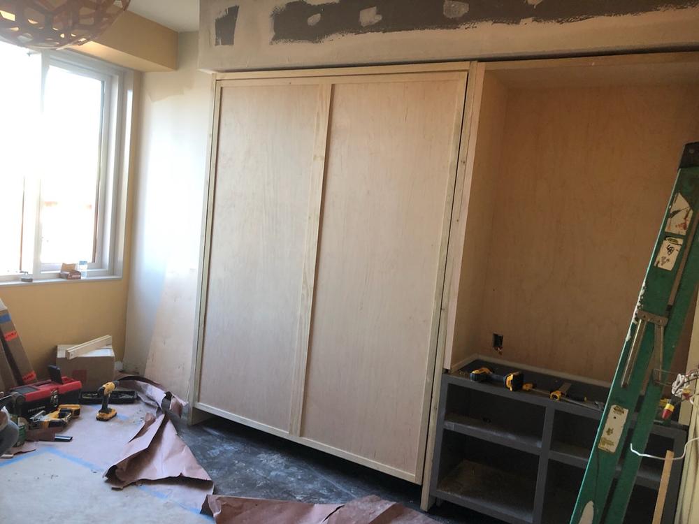 DIY Murphy Bed Kit-Free shipping - Customer Photo From Steven Cohen