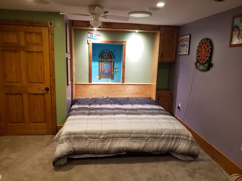 DIY Murphy Bed Kit-Free shipping - Customer Photo From Shyan C.