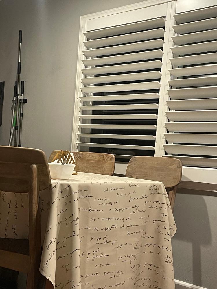 Tablecloth - Customer Photo From Michelle