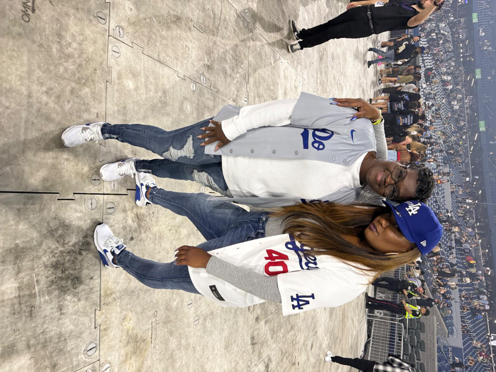 Los Angeles Dodgers Personalized Alternate Limited Jersey by NIKE® - Customer Photo From Yakema Decatur