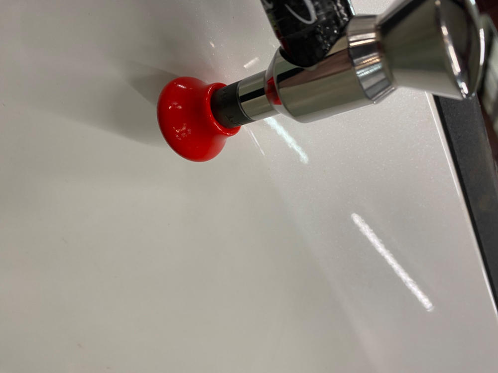 Dentcraft 4" Red Hard PVC Interchangeable Mushroom Tip - Customer Photo From Shane Butler