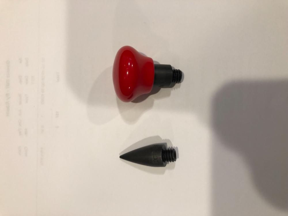 Dentcraft 4" Red Hard PVC Interchangeable Mushroom Tip - Customer Photo From Luís E.