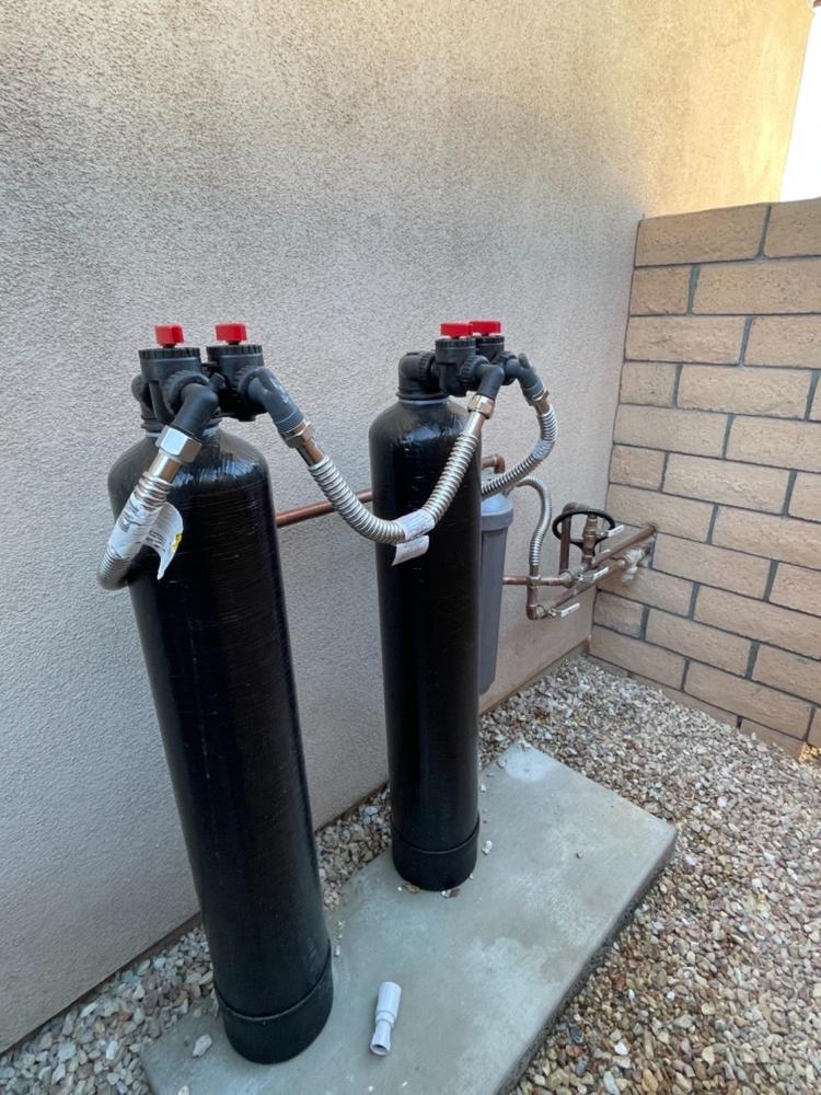 OnliSoft Pro Salt-Free Water Softener and Whole House Carbon Filter System - Customer Photo From Bradford B.